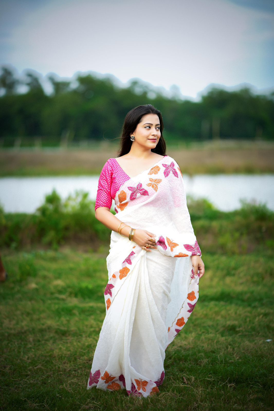 CRUSH BUTTERFLY SAREE