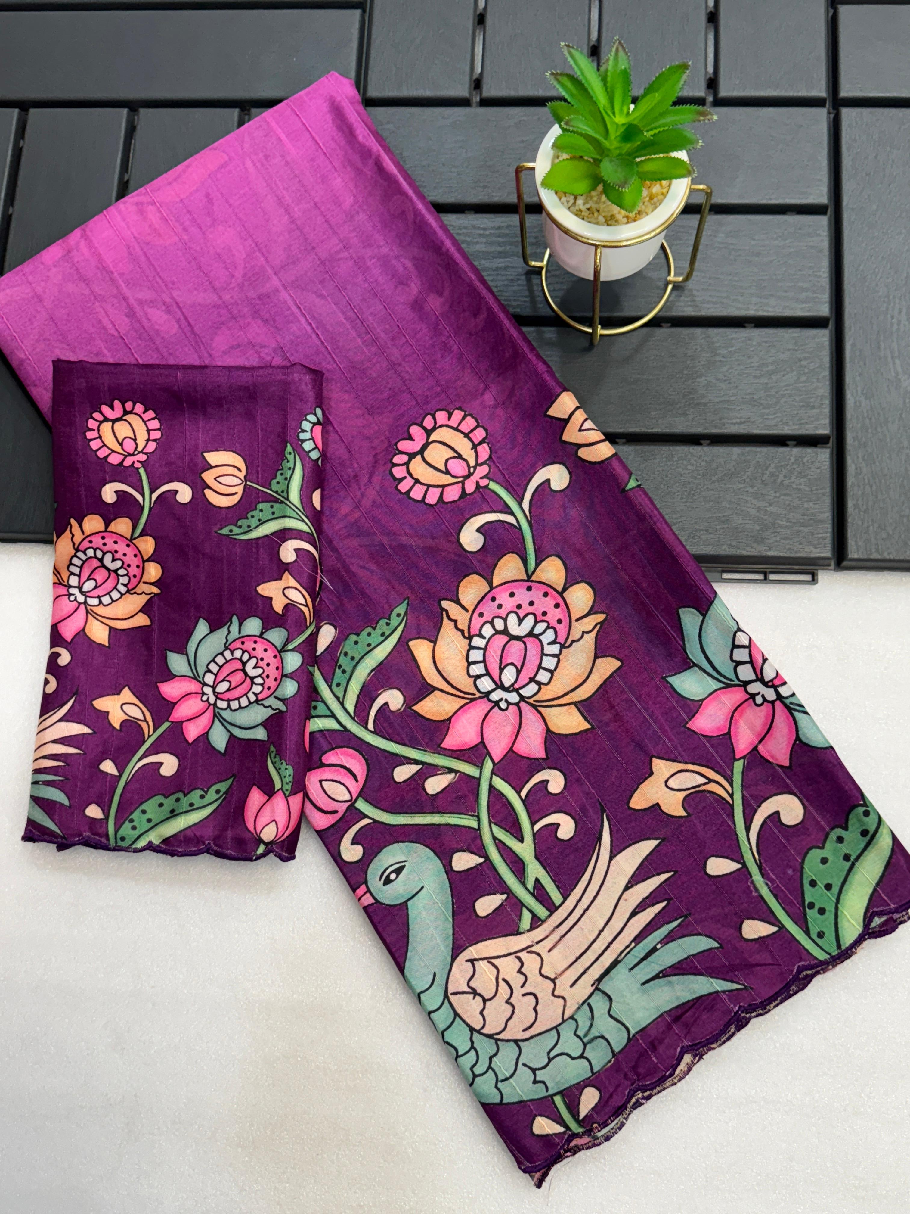 HANDLOOM TUSSAR SILK