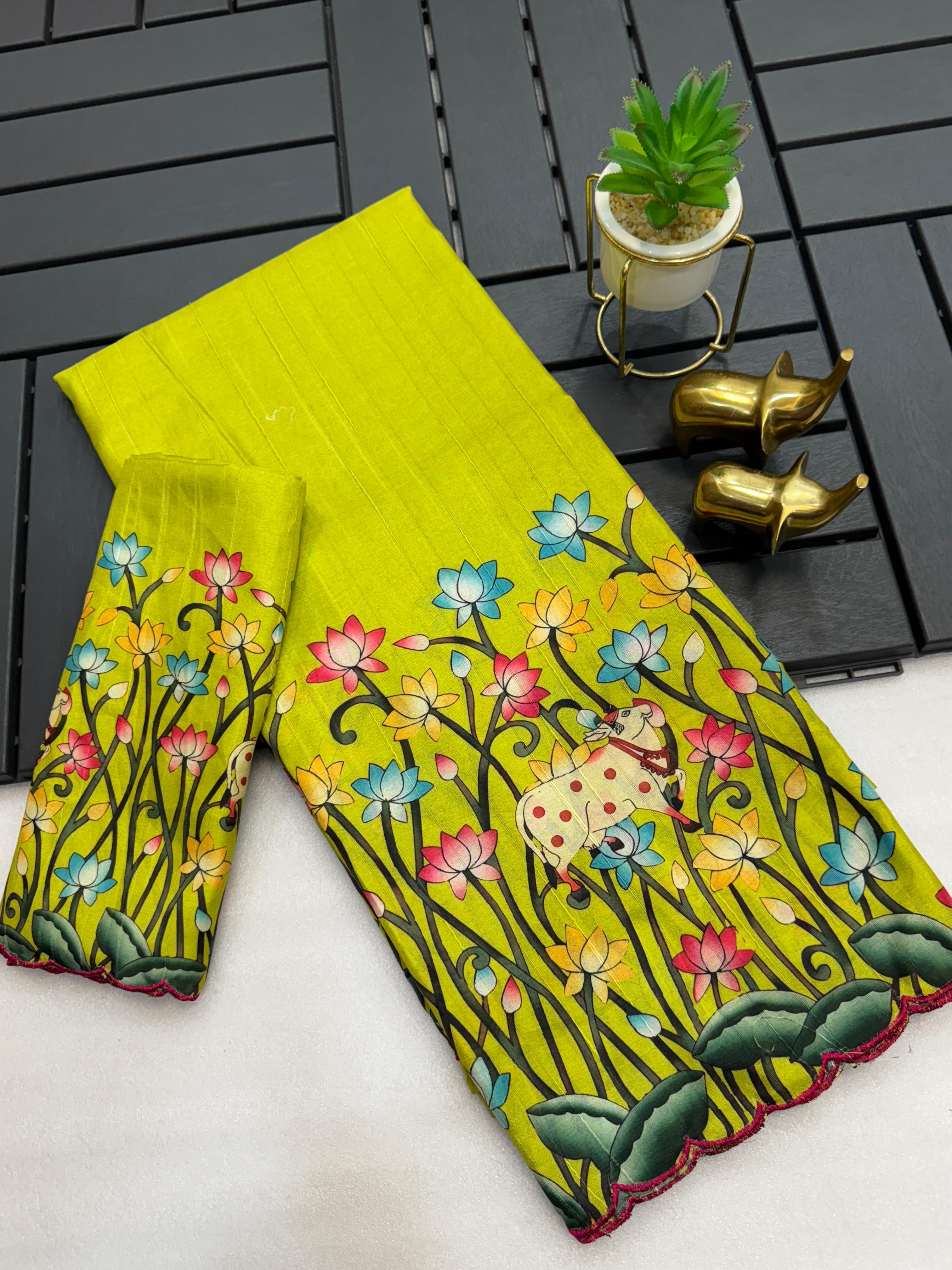 HANDLOOM TUSSAR SILK