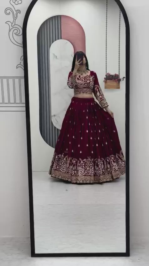 Vichitra Silk Lahenga