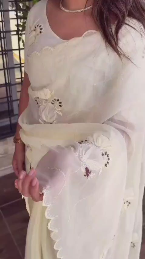 White Lily Crystal Silk