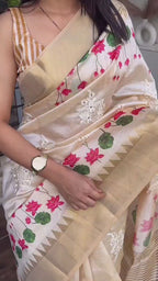 Assam Silk Fabric Saree