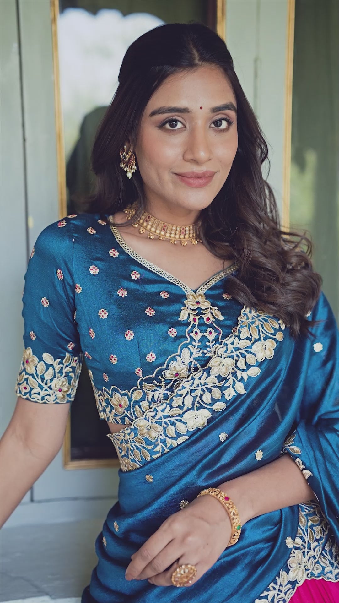 TASAR SILK LEHENGA CHOLI