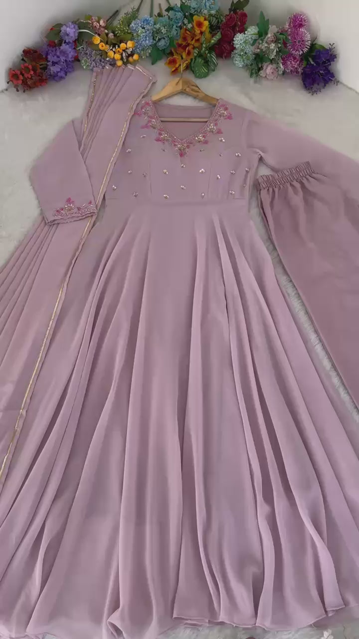 NEW PINK GOWN PARTY WEAR👗
