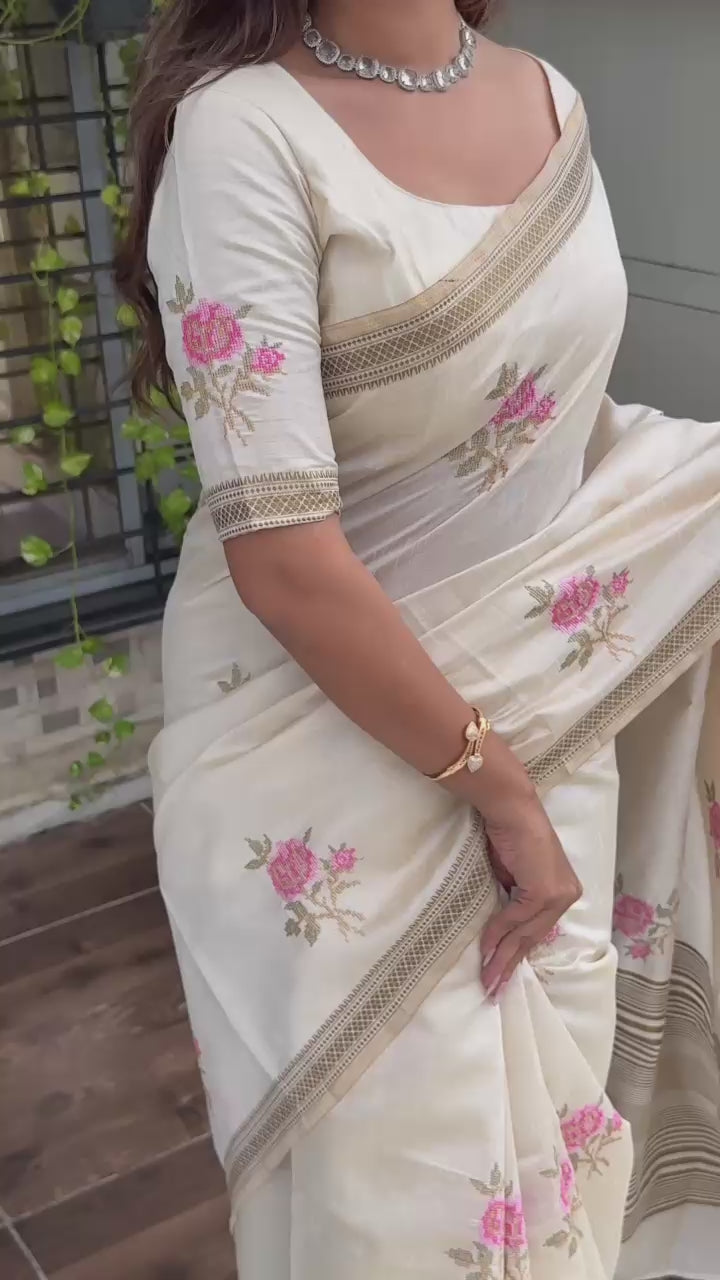 TUSSER SILK SAREE