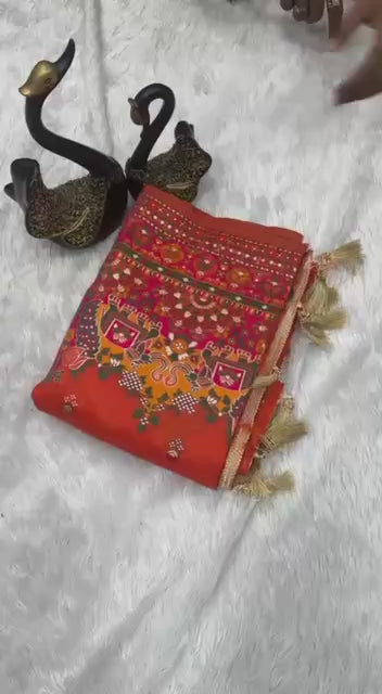 Pashmina Silk Weaving Saree😍❤️