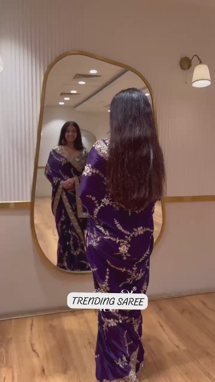 Space Silk Wedding Special Saree