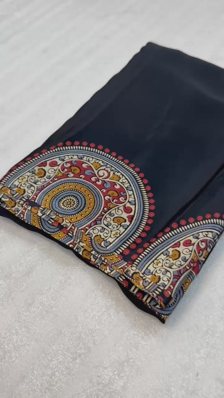 PRINTED SILK SAREE