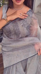 Pure Tissue Organza Saree