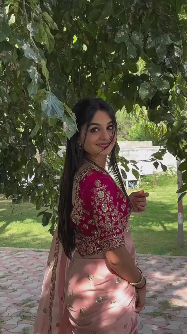 Bollywood Bengani Silk Saree