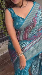 ELEGANT PRINTED SAREE