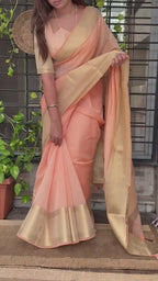 Glass Cotton Light Weight Saree