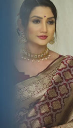 JASMIN SOFT SILK SAREE MULTI COLOR