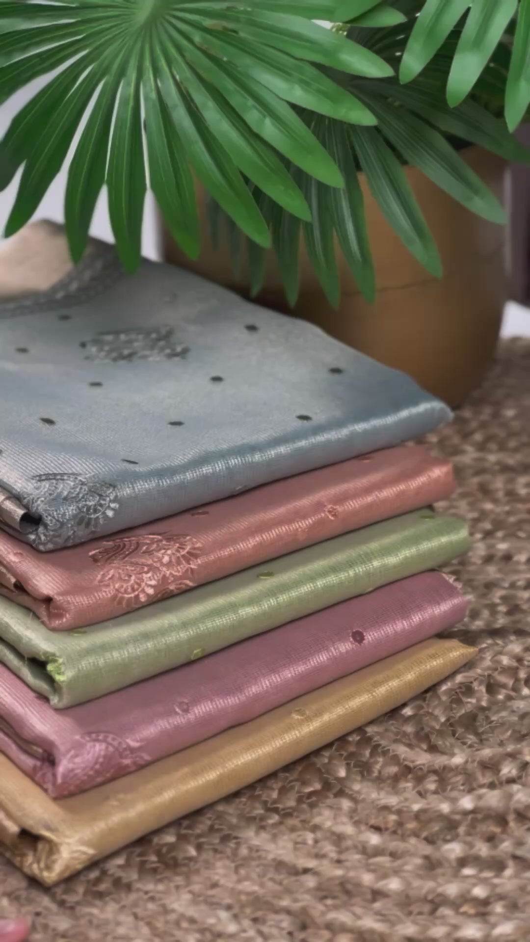 Elegance meets glamour — this poly shimmer saree.