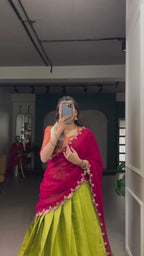 Kanchipuram Zari Weaving Lehenga