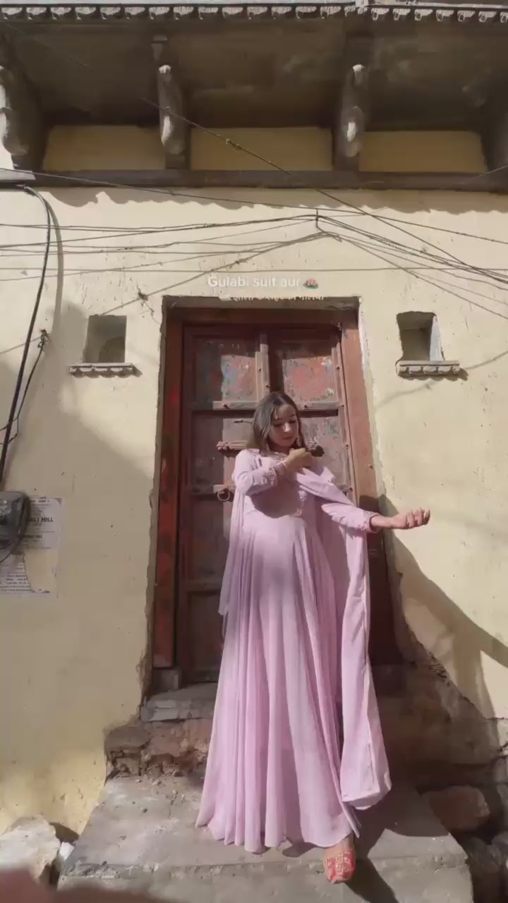 NEW PINK GOWN PARTY WEAR👗