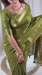 Effortless elegance meets vibrant charm with this Designer printed Saree