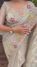 SUFI SILK CRUSH SAREE