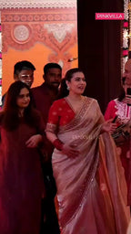 TRADING KAJAL  MOCHA SILK SAREE