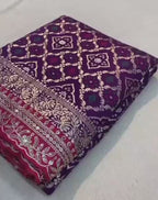 SOFT RUSSIAN BANDHEJ SAREE