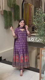 Elegant Anarkali Round Kurti set