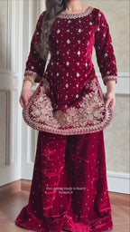 HAVY VISCOS VELVET SUIT