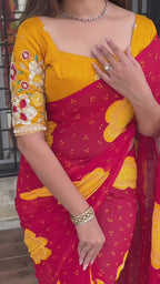 Premium Georgette Saree