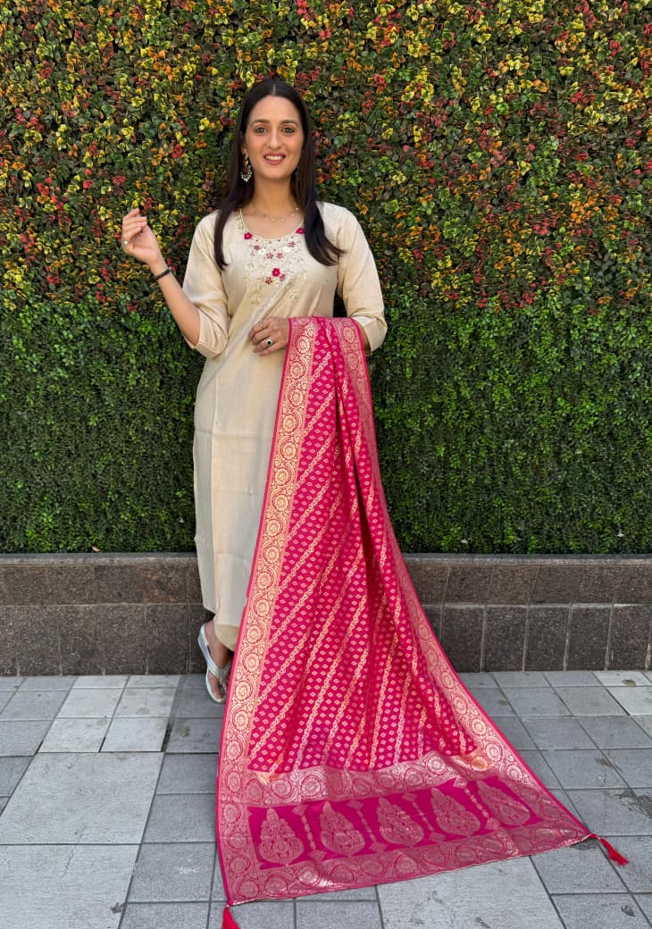 Designers Kurti Pent Dupatta Set