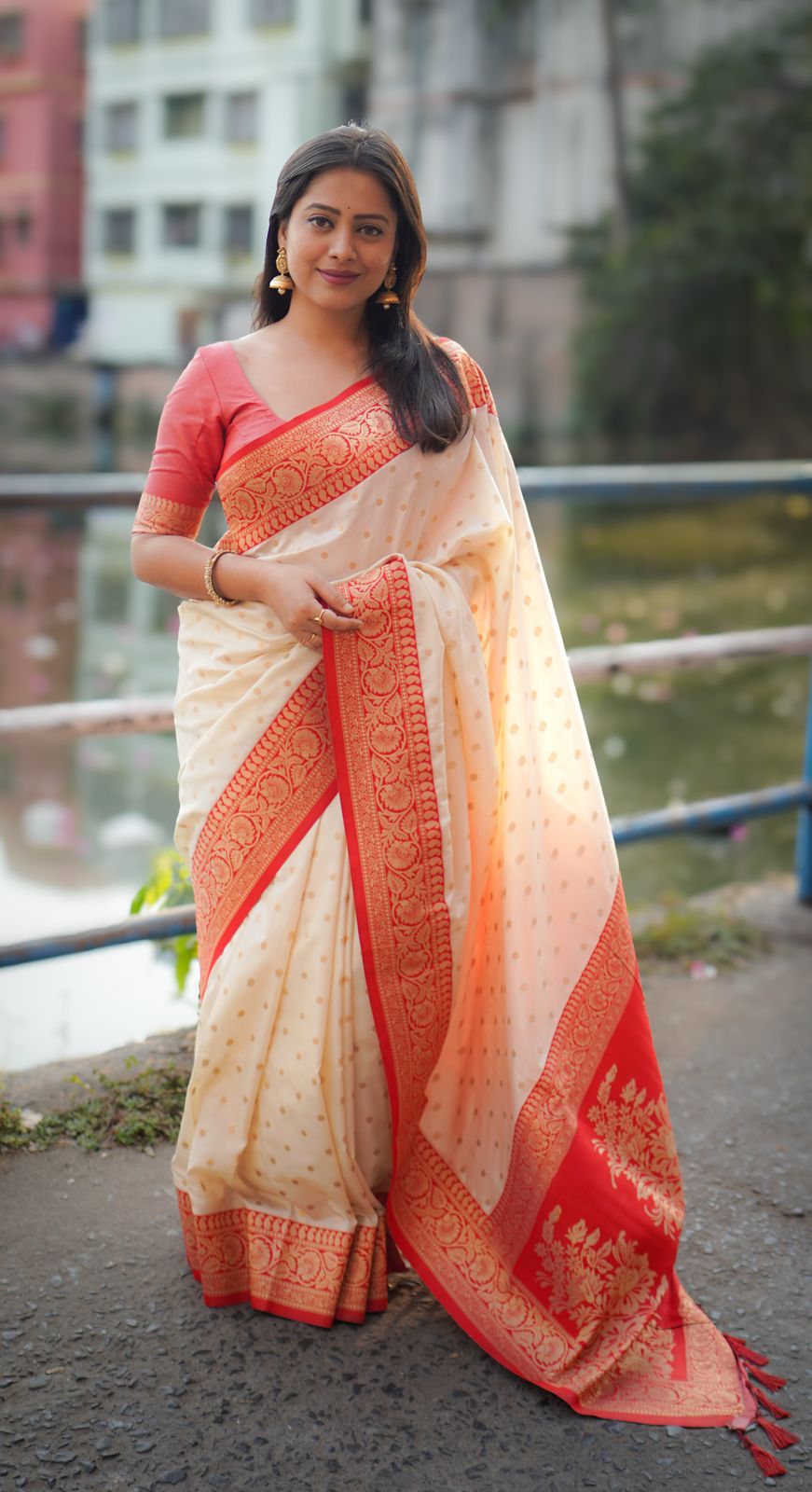 New single color edition premium soft silk saree