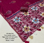 pure chanderi collection Saree