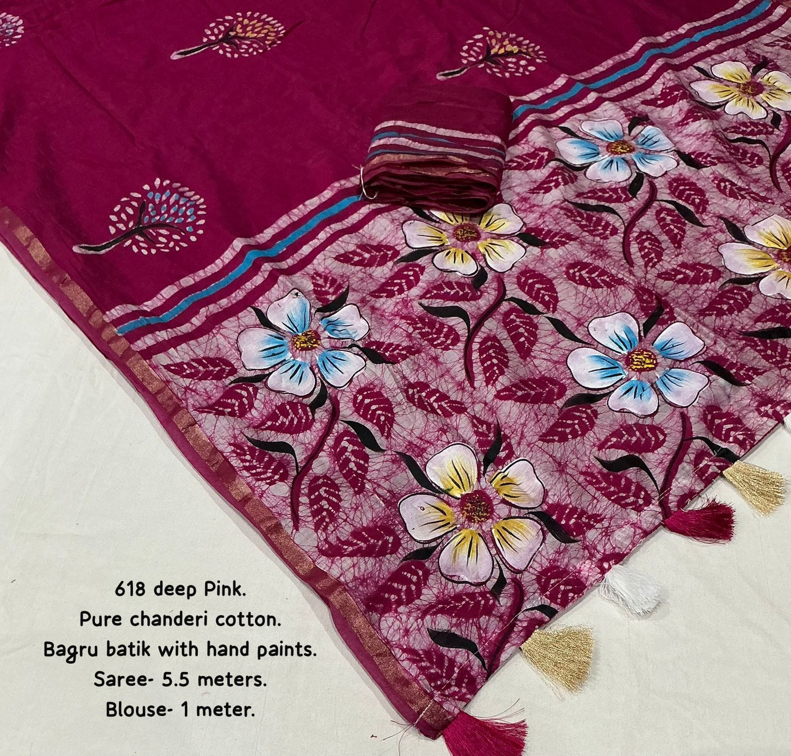 pure chanderi collection Saree