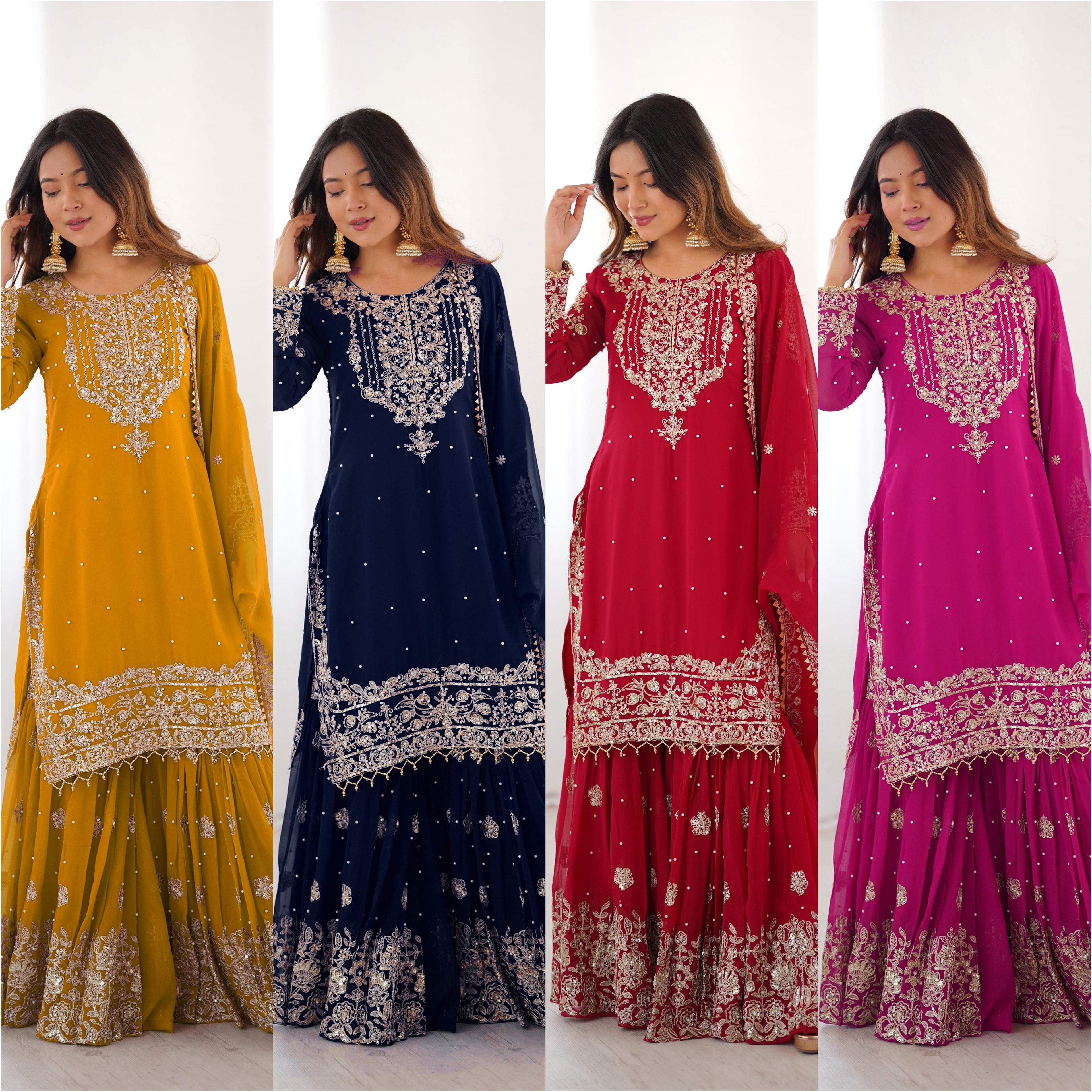 Premium Faux Georgette Suit