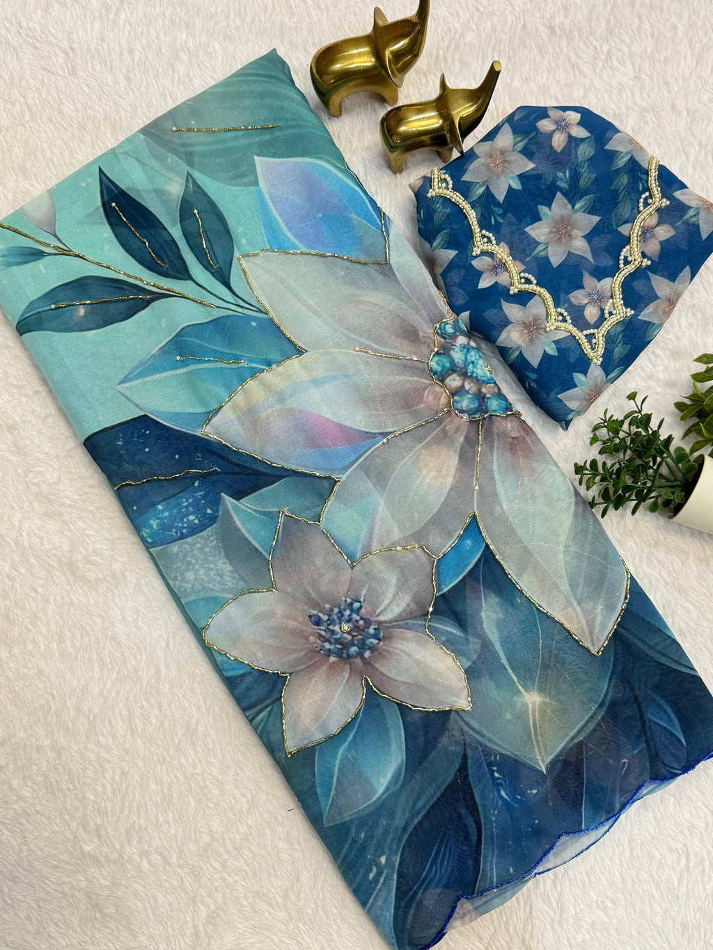 Soft Chiffon Digital Print Saree