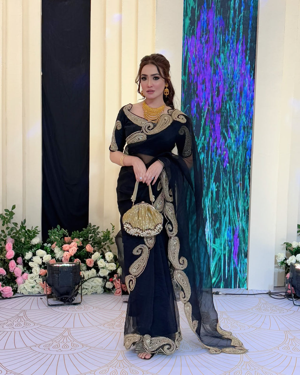 Soft Rangoli Silk Saree