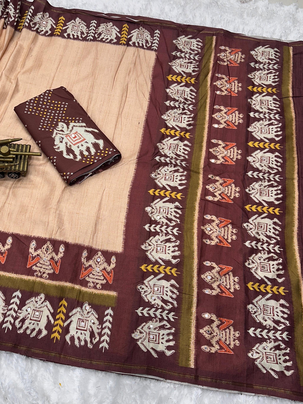 Mahima Tusser Cotton Silk Saree