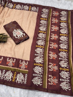 Mahima Tusser Cotton Silk Saree