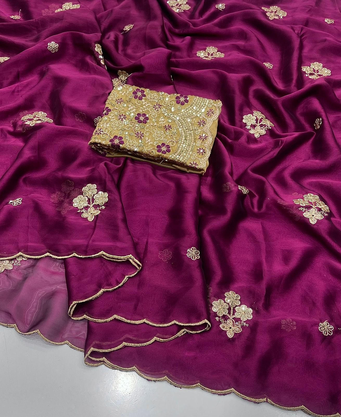 Rangoli Tissue Saree