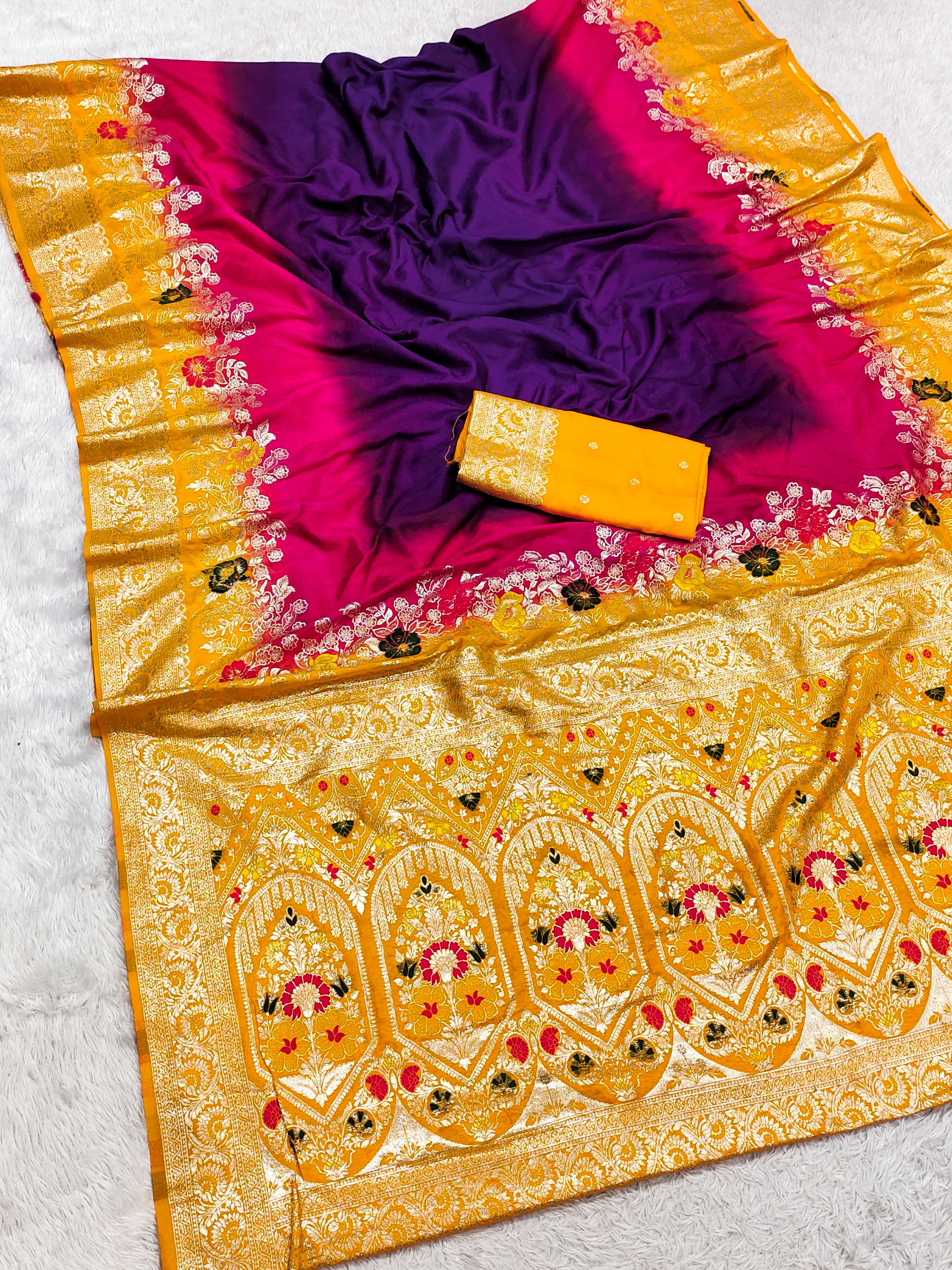 Pure Viscose Dolla Silk Saree