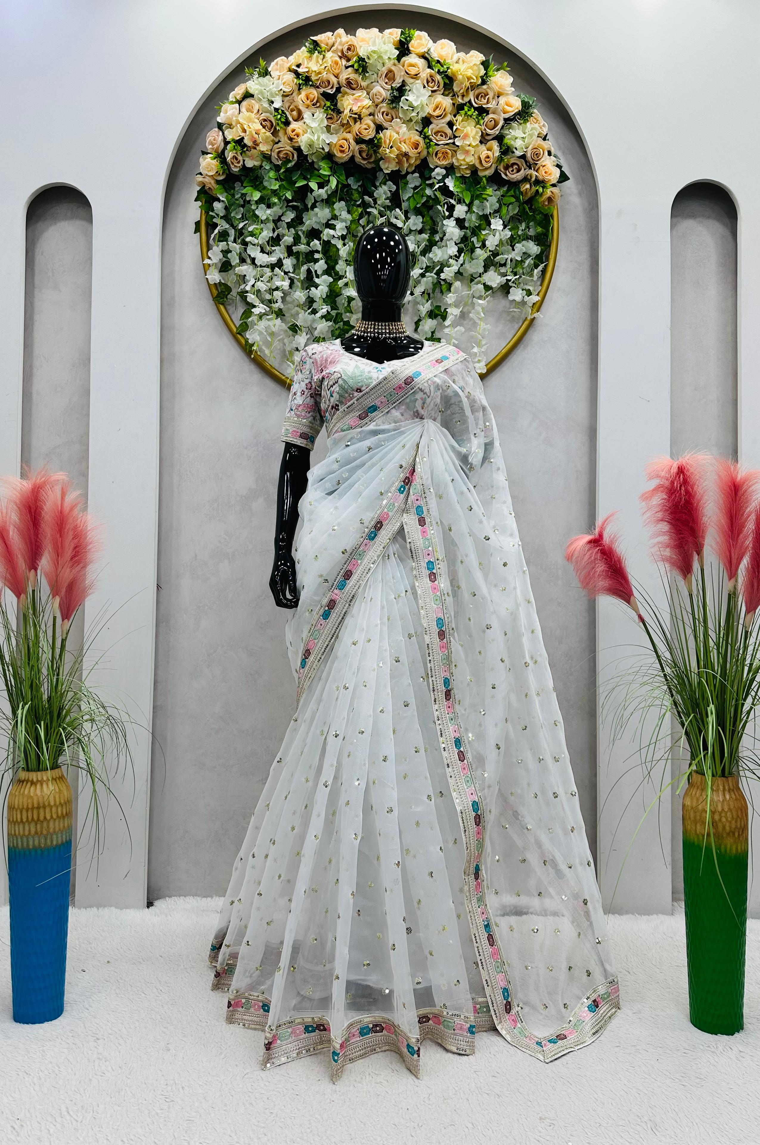 Havy Organza Silk Saree