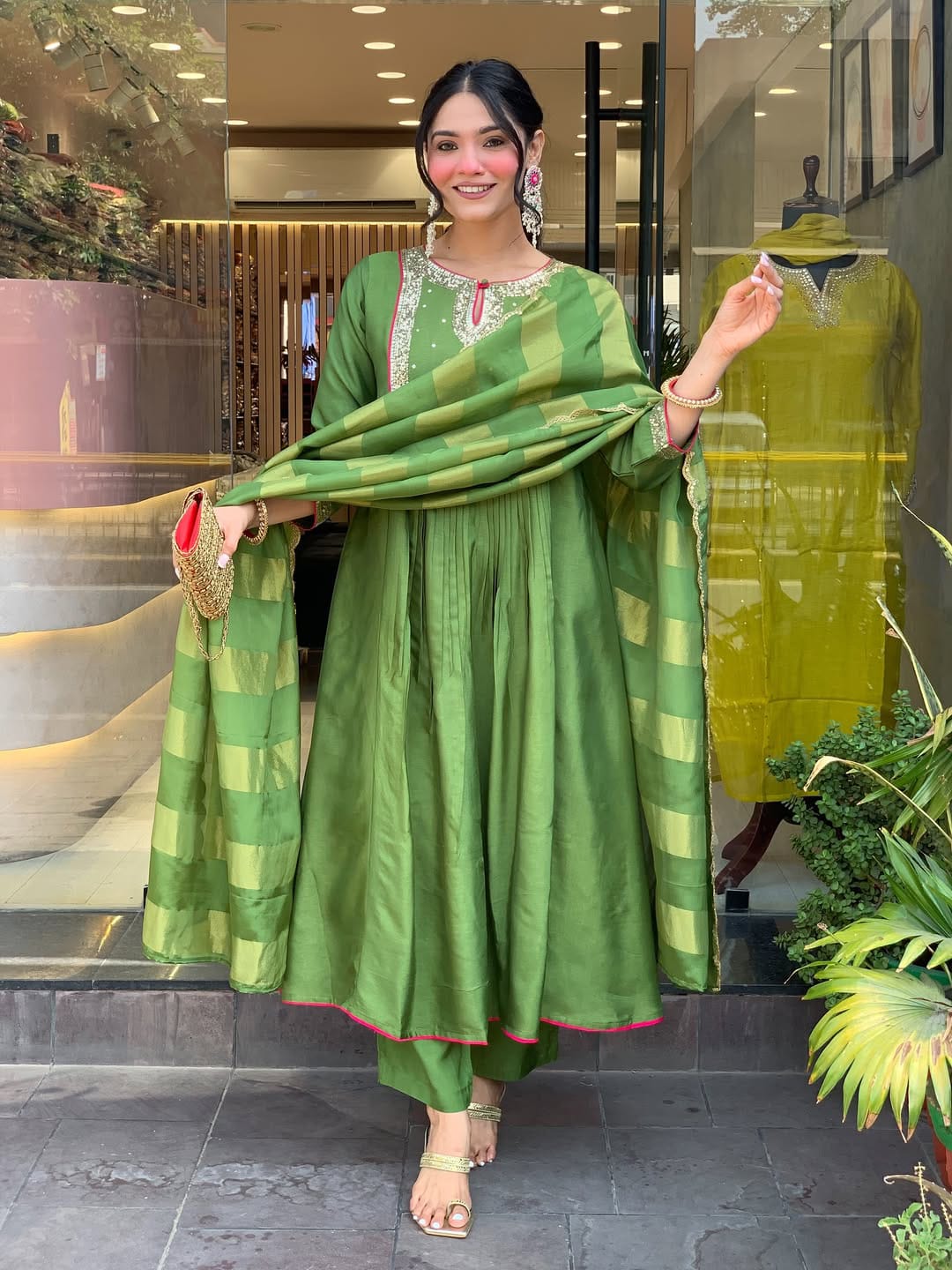 MUL CHANDERI SUITS
