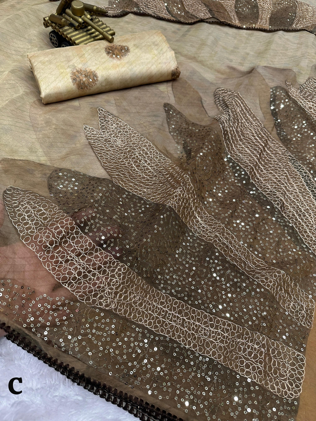 Pure Tissue Organza Saree