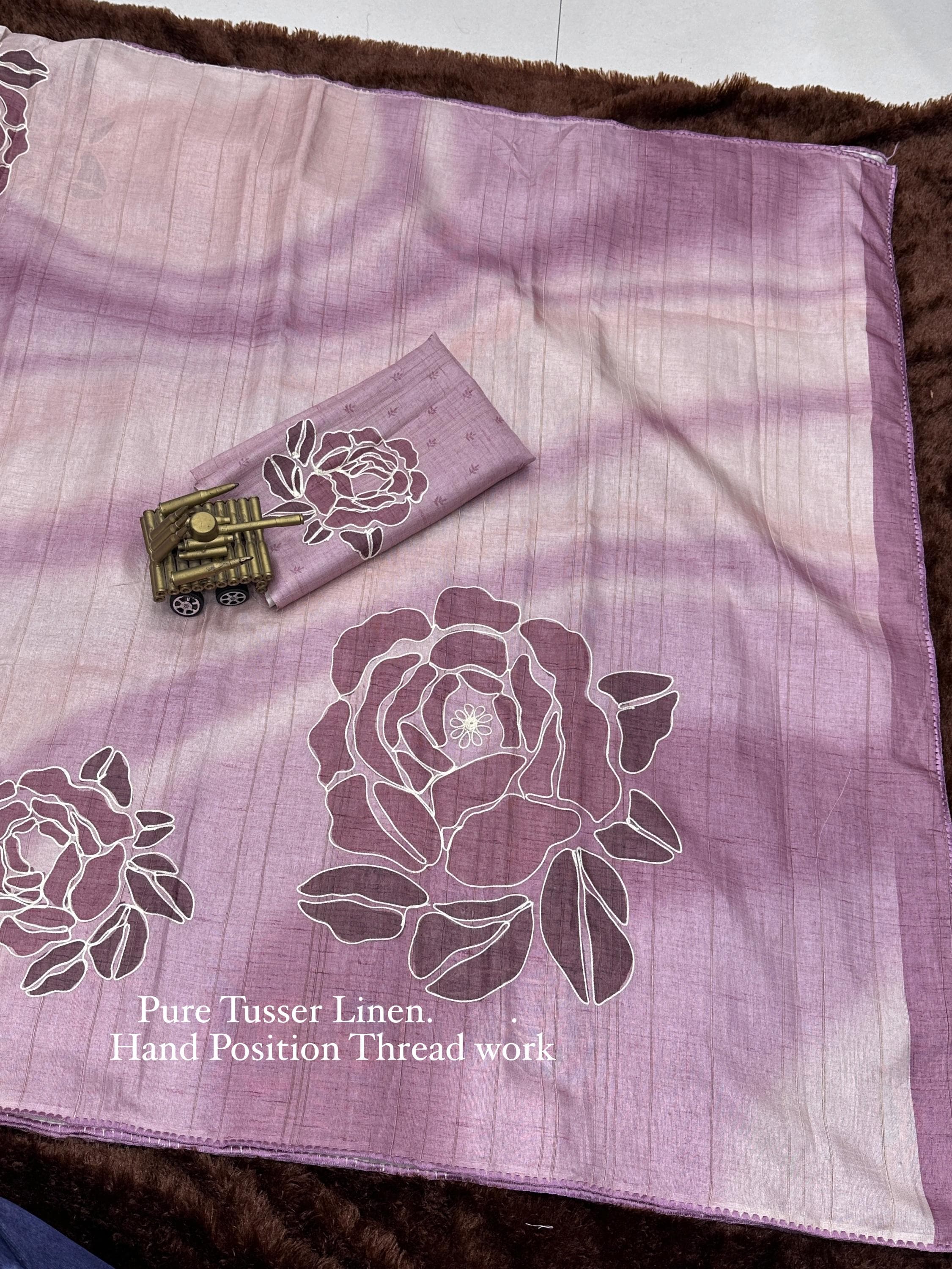 Sandhya Linen Cotton Saree