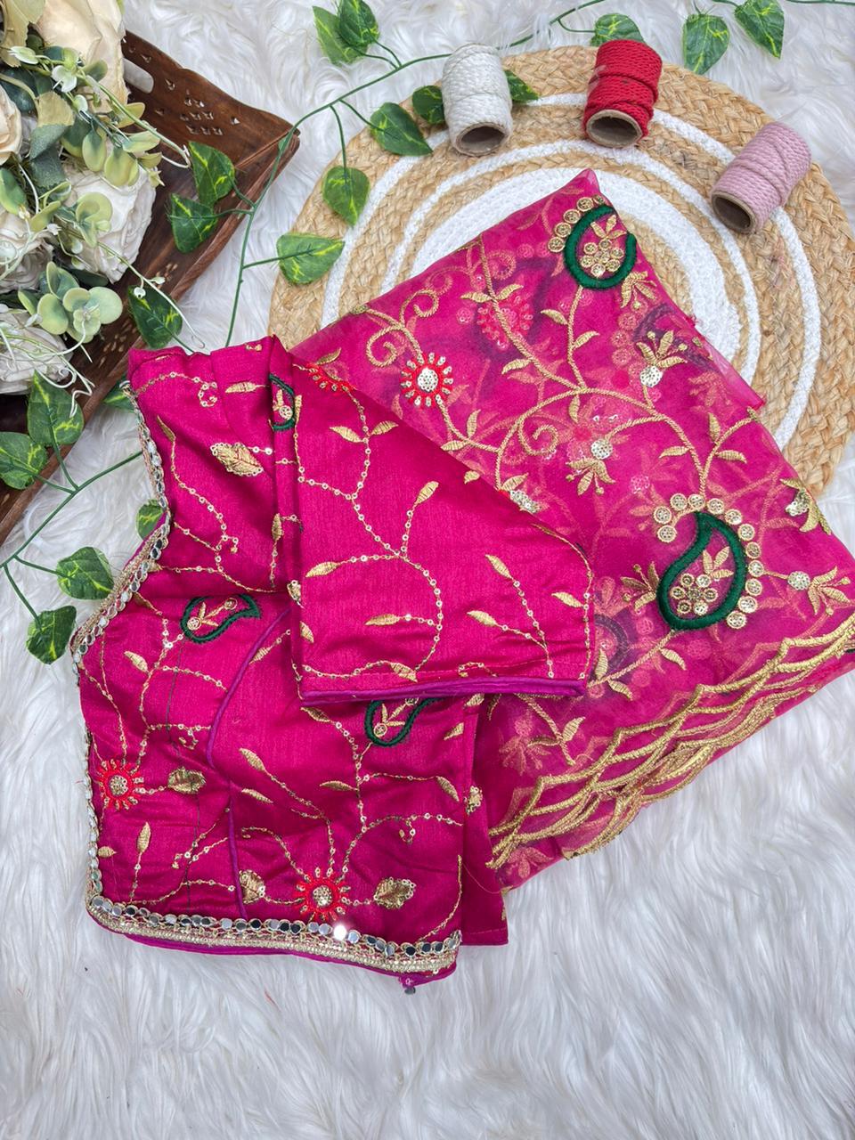 Akhi Soft Tissue Saree