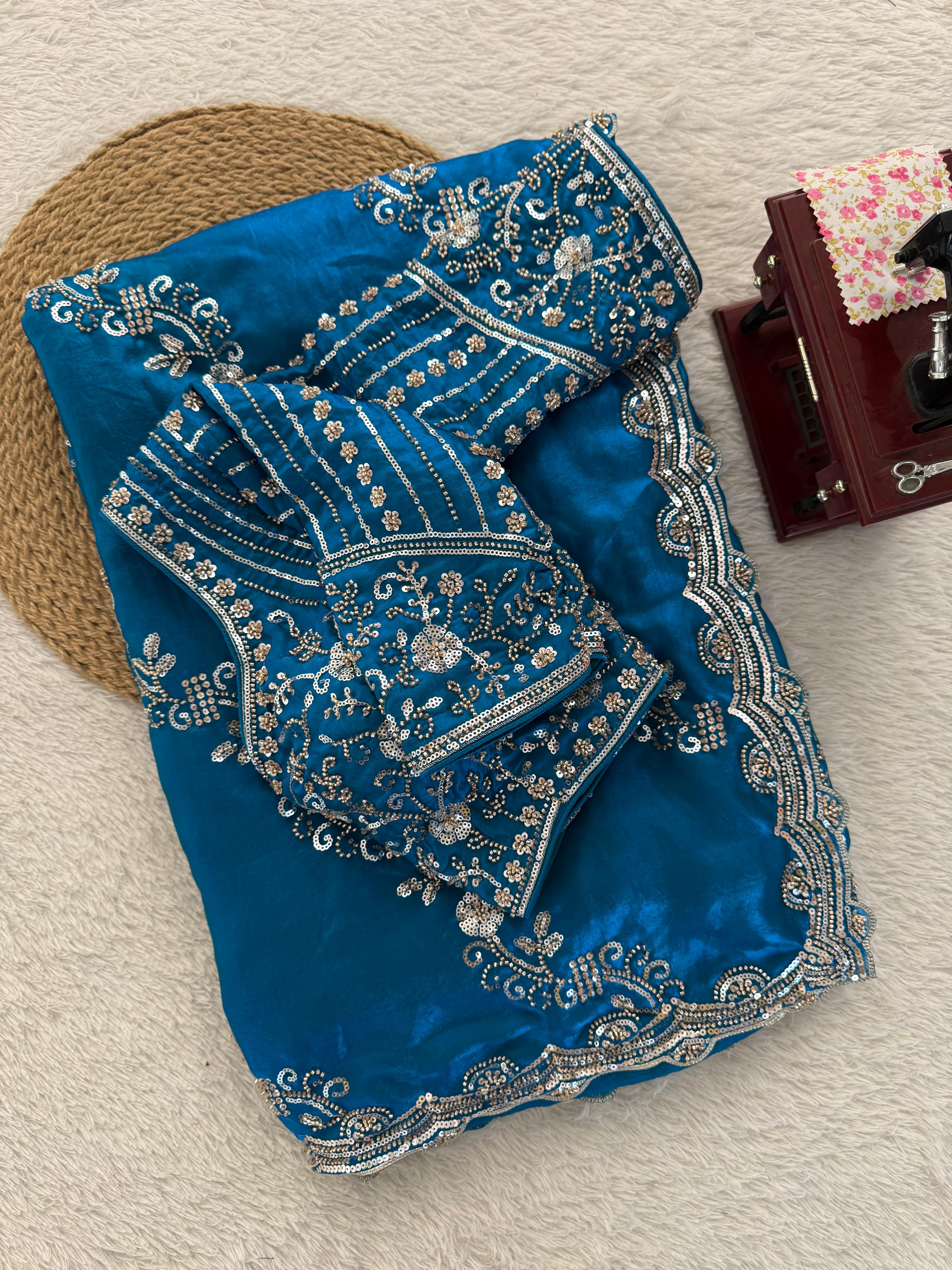 Wedding Perfect  Saree with Beds Elegance Redefined