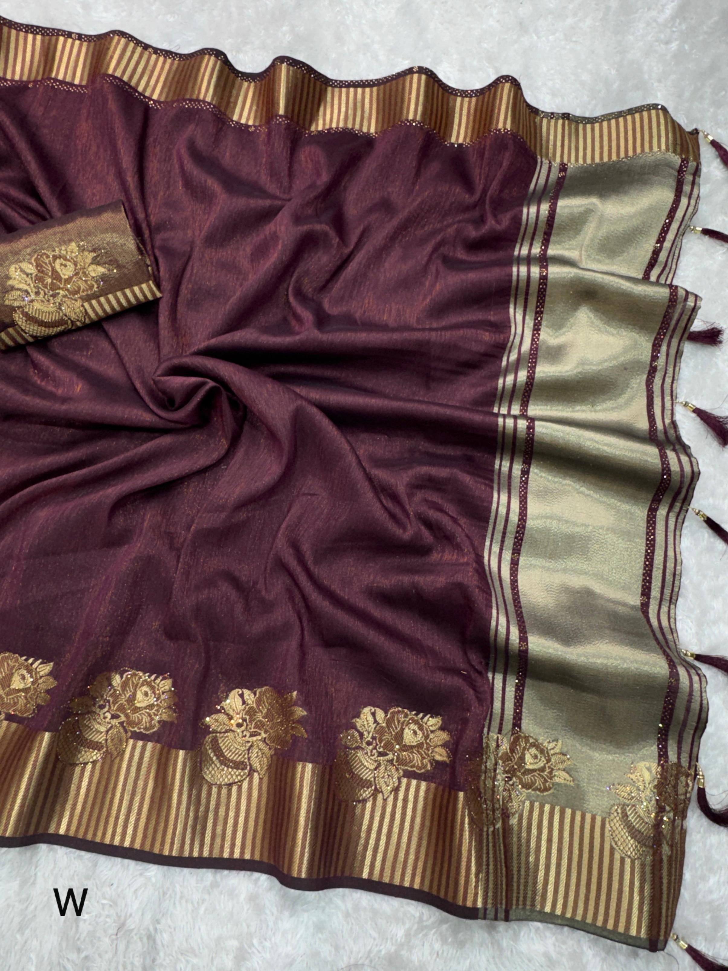 Cotton silk Nc Jacquard Saree