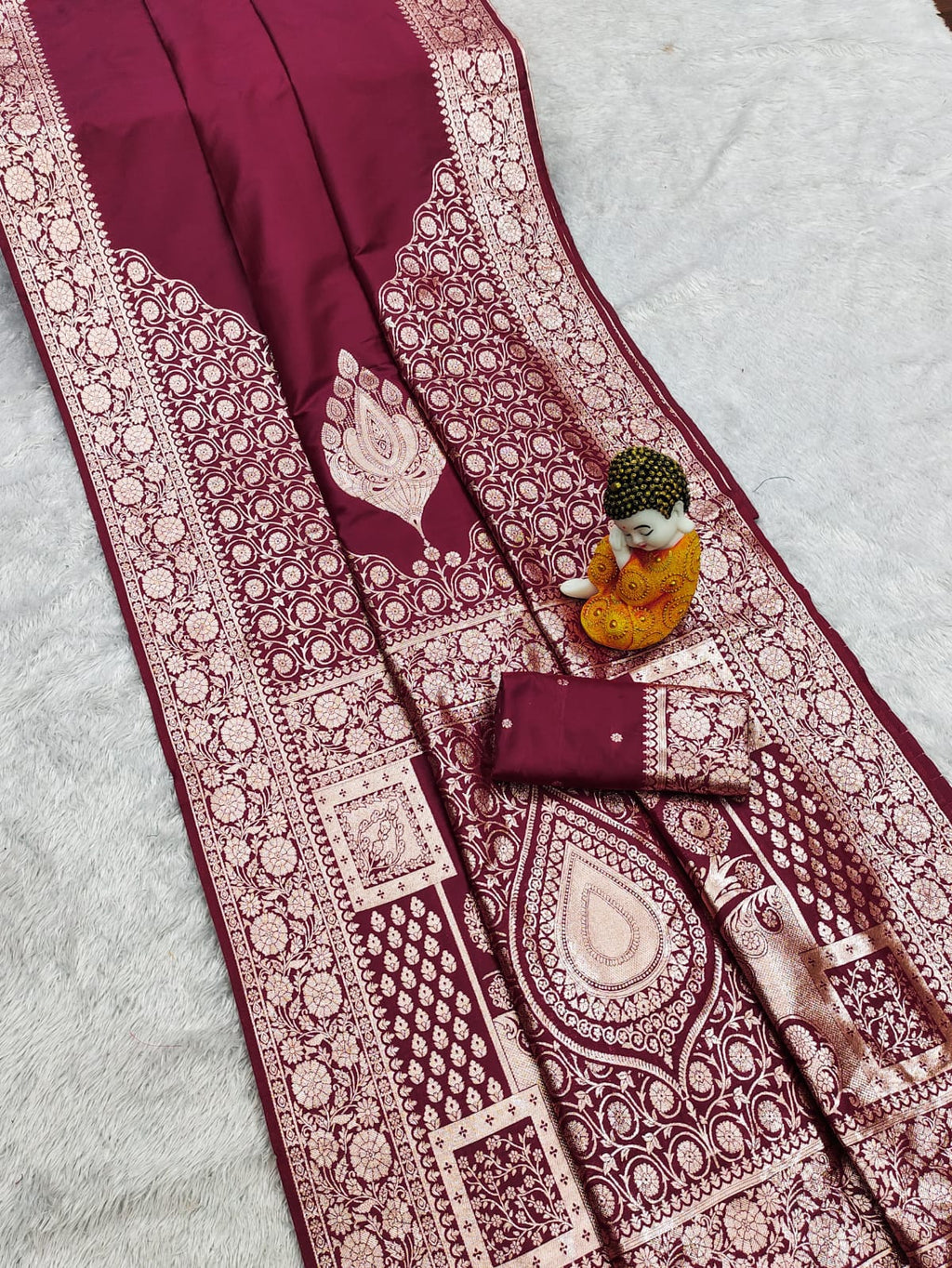 PURE BANARASI GALA SAREE