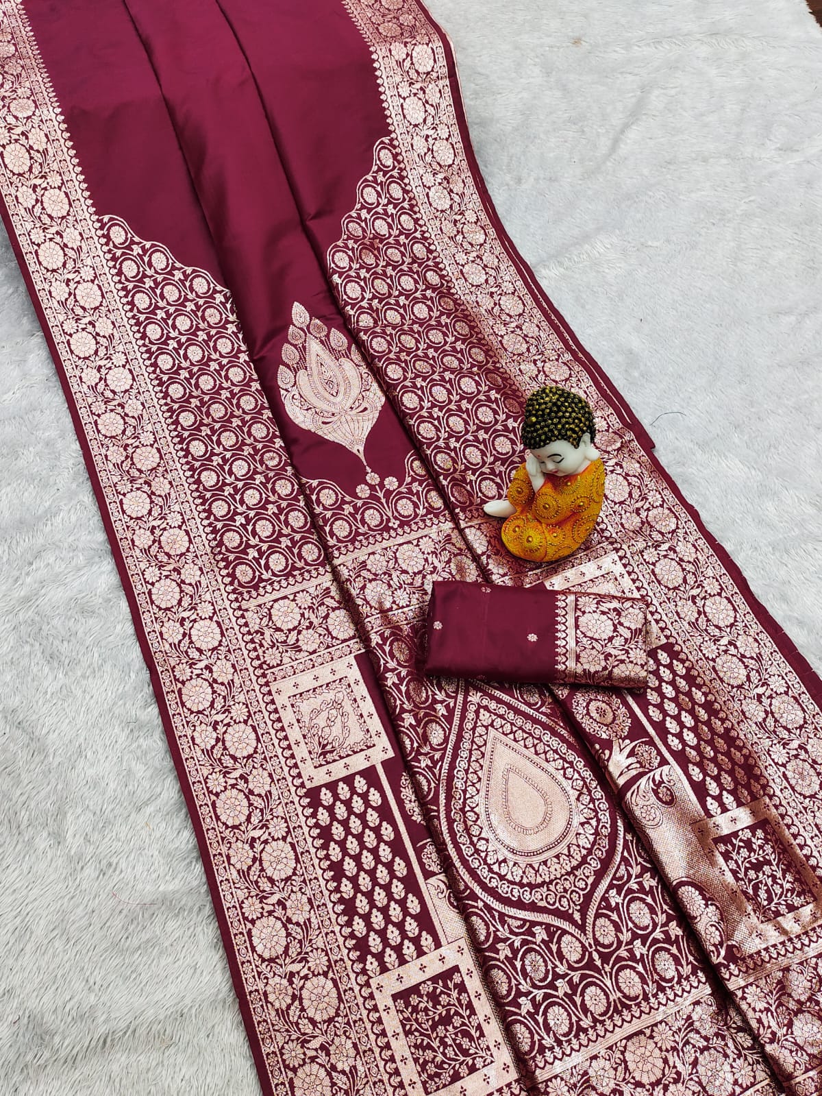 PURE BANARASI GALA SAREE