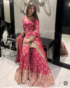 Pure Heavy Simmer Silk Top Sharara