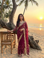 Very Soft nd Elegant Georgette Fabric Saree