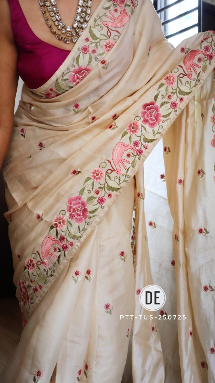 Pure Tussar Silk Saree